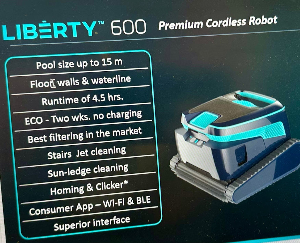 Liberty 600 Cordless Robotic Pool Cleaner - New Swimming Pool Products 2025 Part 1