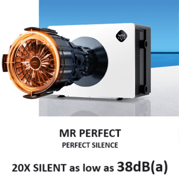 mr perfect heat pump super silent 38db(a) h2ofun