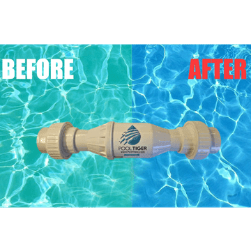 POOL TIGER SWIMMING POOL WATER SANTITISER AND PURIFIER biofilm remover and sanitiser