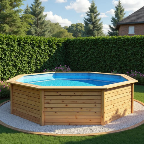 Wooden Above Ground Pool Kits Durable DIY Backyard Oasis