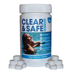Clear & Safe Chlorine Tablets - 1kg
