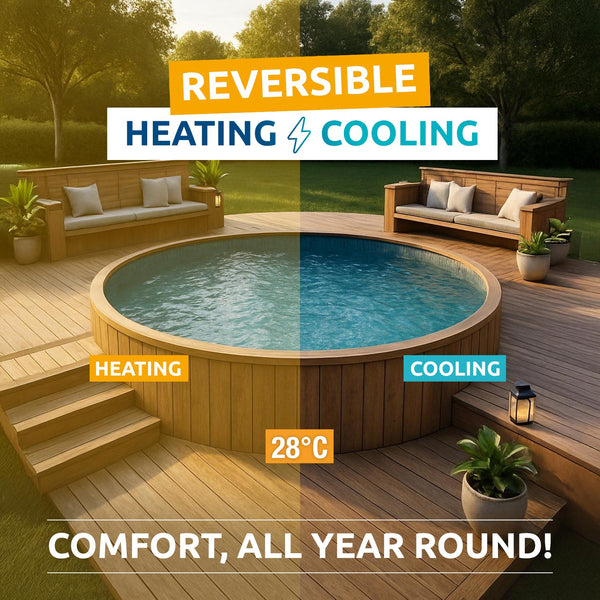 Poolex Nano F1 5kw Full Inverter Heat Pump with Wi-Fi for Swimming Pools