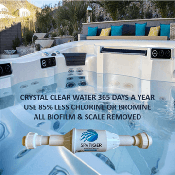 Spa Tiger Hot Tub Spa Water Purifier Removes Biofilm Scale