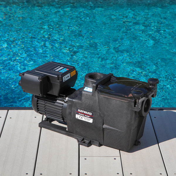 Hayward Superpump VSTD Variable Speed Swimming Pool Pump poolside
