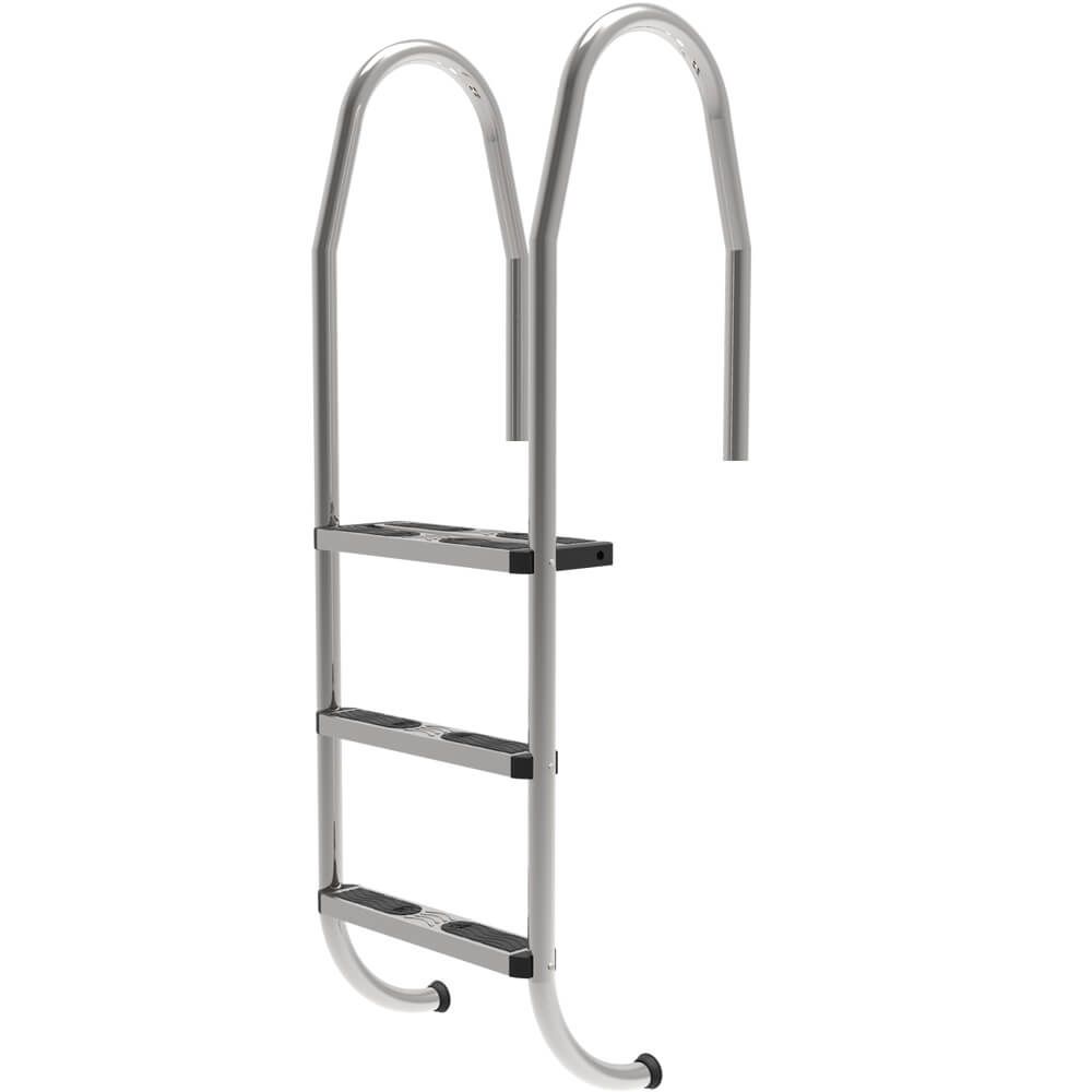 Plastica 43mm Wooden Pool Ladder 316 Grade - H2oFun.co.uk