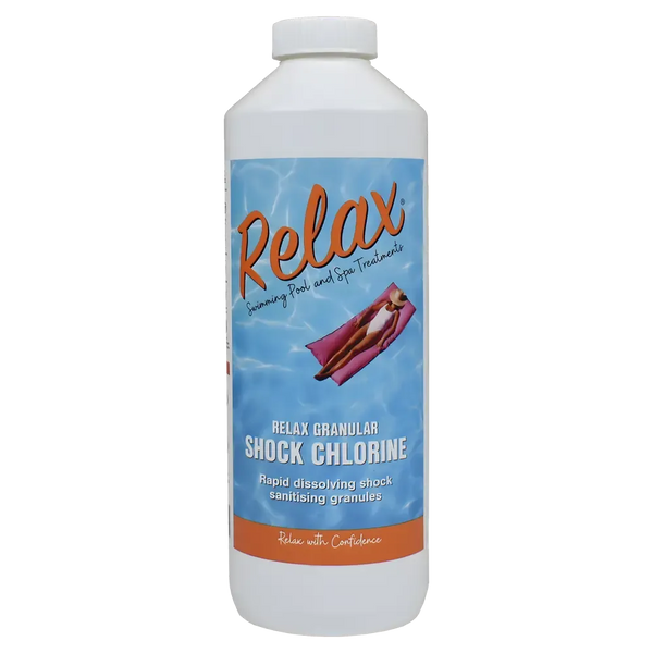 Relax Chlorine Shock Granules 1kg - H2oFun.co.uk