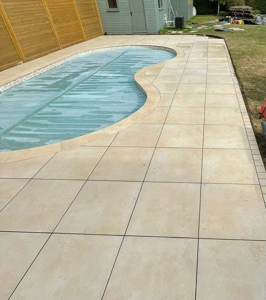 Porcelain Sirmione Grip Porcelain Premium Swimming Pool Coping Stones