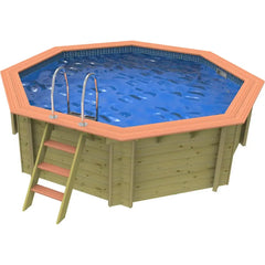 4m Knightsbridge Plastica Wooden Pools - H2oFun.co.uk