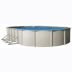 30ft x 15ft Oval Steel Wall Pool - 42
