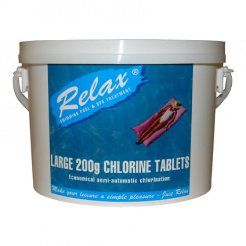 Relax Large Chlorine Tablets - H2oFun.co.uk