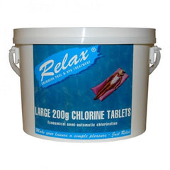 Relax Large Chlorine Tablets - H2oFun.co.uk