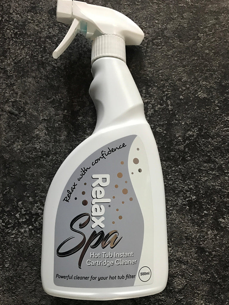 Instant Cartridge Clean Relax Spa Hot Tub Instant Cartridge Cleaner 500ml – H2oFun.co.uk