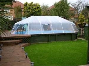 above ground pool tent Fabrico Sun Domes For Regatta Pools