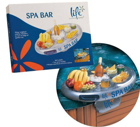Floating Spa Bar Inflatable Hot Tub Side Tray by Life - H2oFun.co.uk