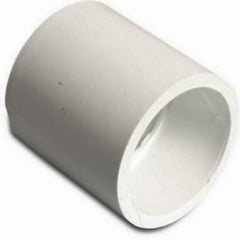 Swimming Pool Straight Connector 1.5 Inch White PVC - H2oFun.co.uk