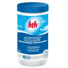 hth granufast 1.2kg chlorine granules h2ofun