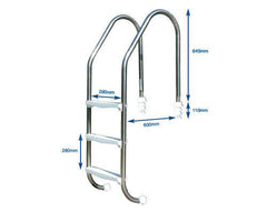 Plastica Standard Swimming Pool Ladder - H2oFun.co.uk