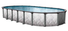 Serena Above Ground Pool - Steel Wall Pool - 52" Deep - H2oFun.co.uk